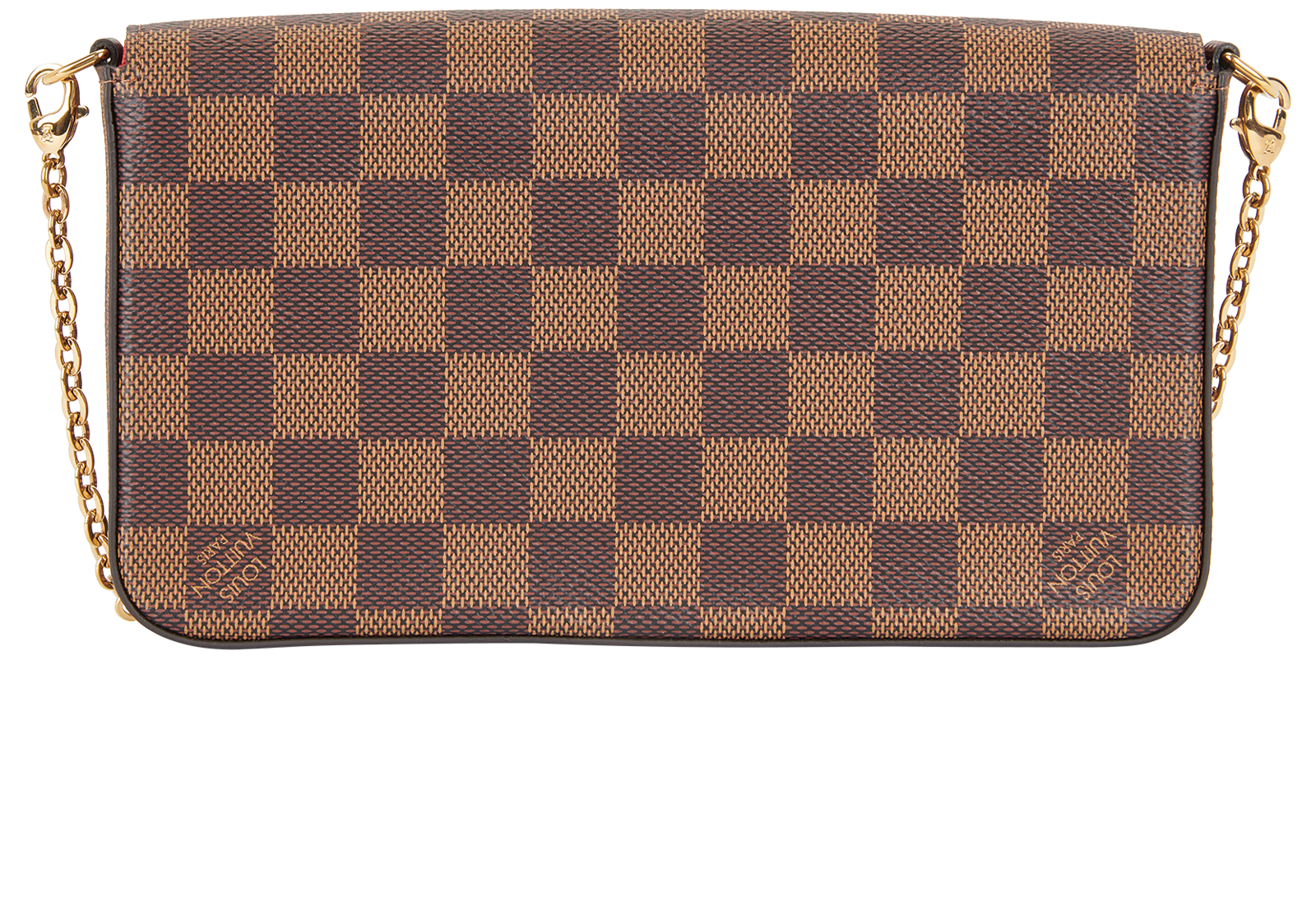 Felicie Pochette, &pound;850, Handbags, Brown, Coated Canvas, Back view